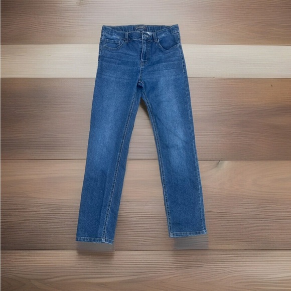 Girls Silver Jeans straight leg size 14 designed by triple 5 denim - Picture 1 of 4
